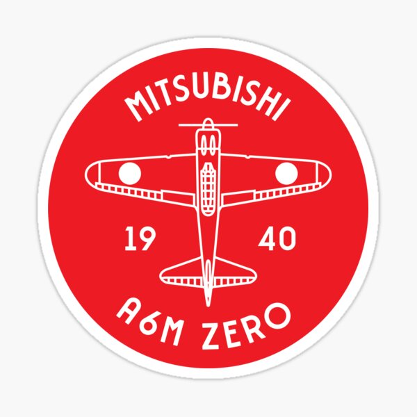 Mitsubishi A6M Zero Sticker