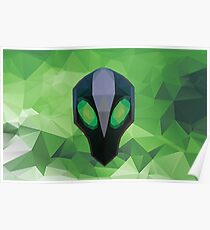 Rubick Low Poly Art Poster