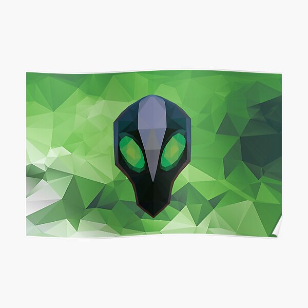 Arte Rubick Low Poly Póster