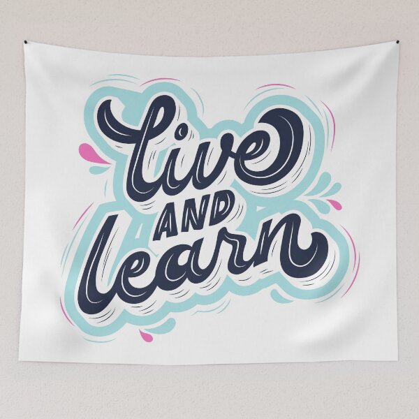 Item preview, live and learn designed and sold by ChenryConcepts.