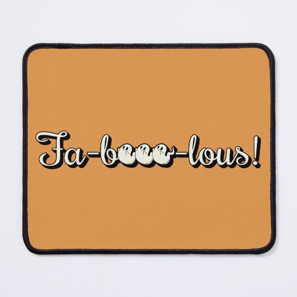 Item preview, Fa - Booo - Lous!, Perfect Design For Anyone Feeling Fabulous During Halloween, Orange Background designed and sold by TrulyEpoque.