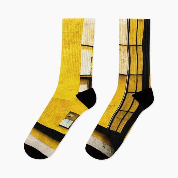 Item preview, Abstract Architecture Facade in Yellow designed and sold by afikreative.