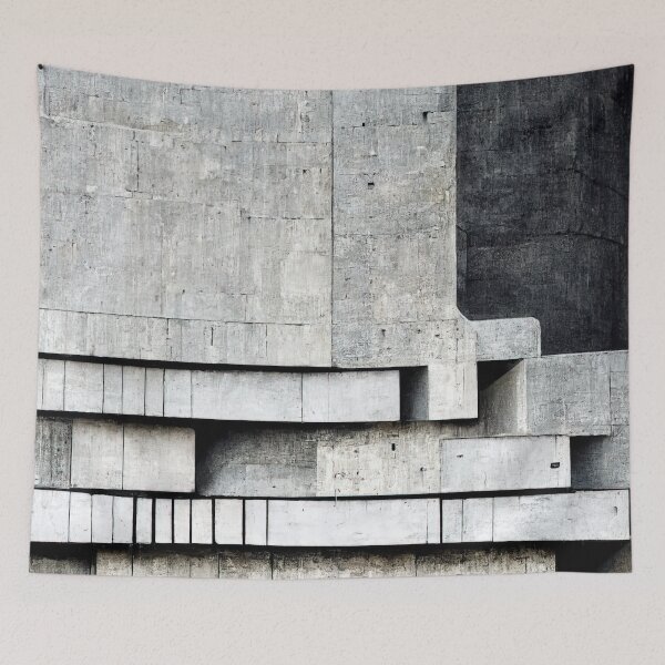 Item preview, Beton Brute Brutalist Architecture designed and sold by afikreative.