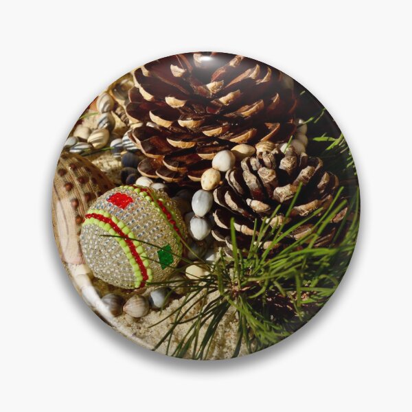 Item preview, Christmas on the Beach, Shell and Pine Cones in Africa designed and sold by SpiritGifts.