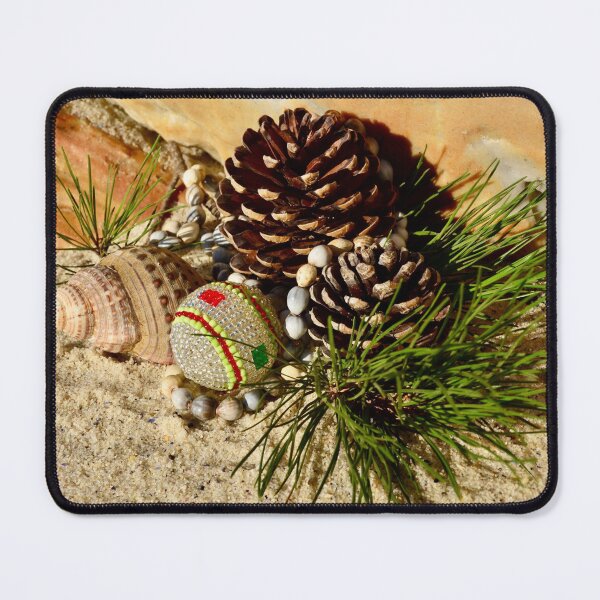 Item preview, Christmas on the Beach, Shell and Pine Cones in Africa designed and sold by SpiritGifts.