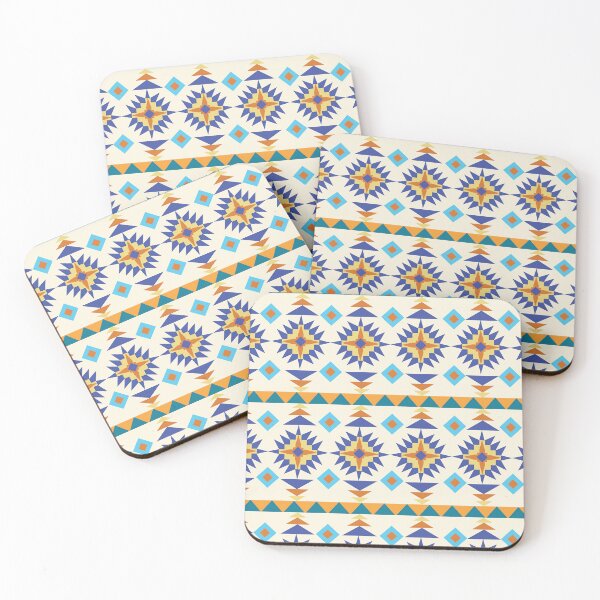 Item preview, Sante Fe Tribal Gold & Blue designed and sold by Rainbows Galore.