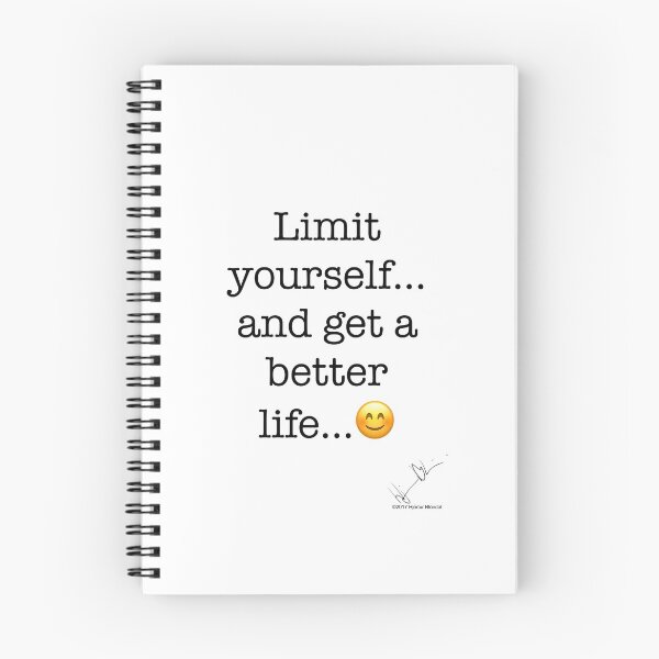 Item preview, Limit yourself... and get a better life... :-) designed and sold by Hjortur.
