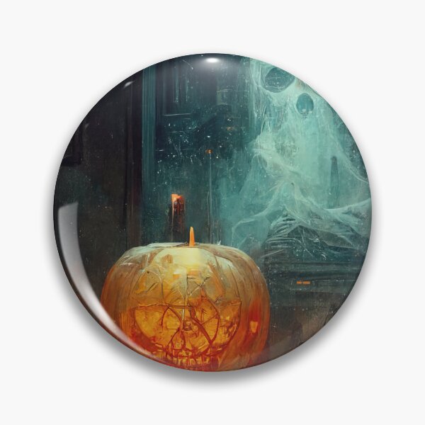 Artikelvorschau, Spooky Jack O Lantern und Ghostly Apparition entworfen und verkauft von afikreative.