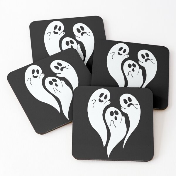 Item preview, Heart of Ghosts - Halloween Essentials - Halloween Phantoms- Halloween Gift designed and sold by NotUrAverageART.