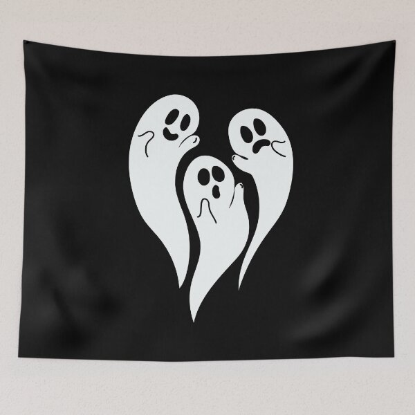 Item preview, Heart of Ghosts - Halloween Essentials - Halloween Phantoms- Halloween Gift designed and sold by NotUrAverageART.