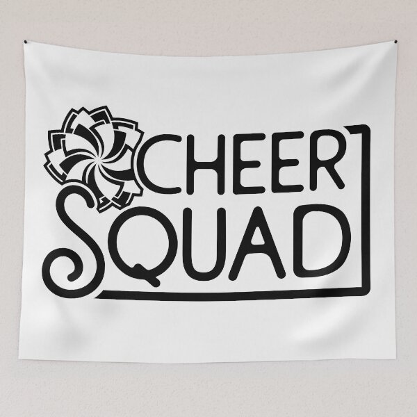 Item preview, Cheer Squad High School Cheerleading College Spirit Pom designed and sold by MarkFiveDesign.