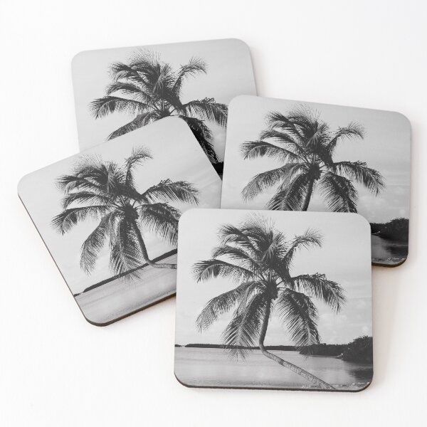 Item preview, Palm tree Key Islamorada USA Black&White  designed and sold by AmberdenOudsten.