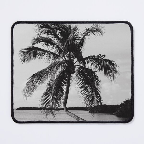 Item preview, Palm tree Key Islamorada USA Black&White designed and sold by AmberdenOudsten.