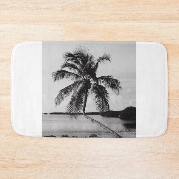 Item preview, Palm tree Key Islamorada USA Black&White  designed and sold by AmberdenOudsten.