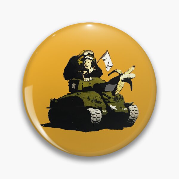 Item preview, Banana Tank Chimp White Flag designed and sold by WE-ARE-BANKSY.