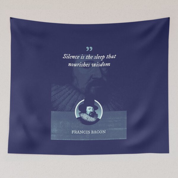Item preview, Francis Bacon - Silence is the sleep that nourishes wisdom designed and sold by Syahrasi.