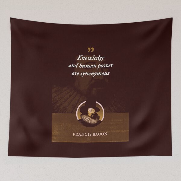 Item preview, Francis Bacon - Knowledge and human power are synonymous designed and sold by Syahrasi.