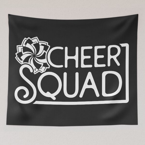 Item preview, Cheer Squad High School Cheerleading College Spirit Pom designed and sold by MarkFiveDesign.