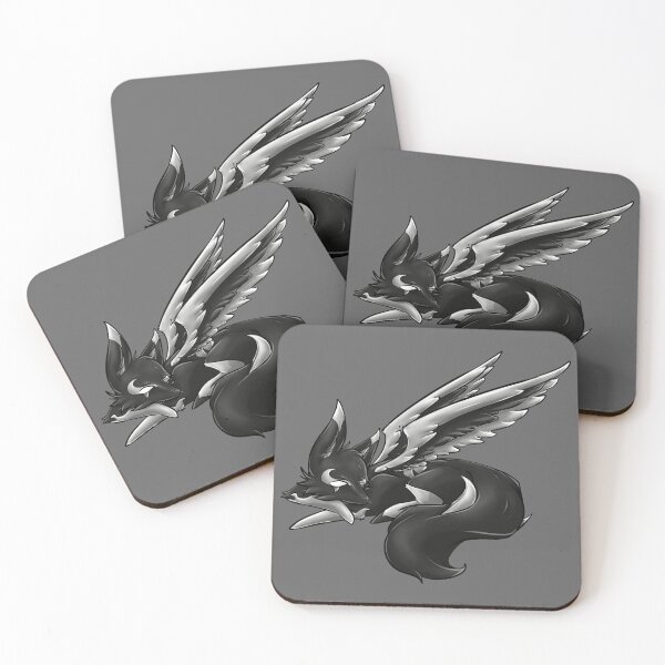 Item preview, winged silver fox designed and sold by ShadrakeAG.