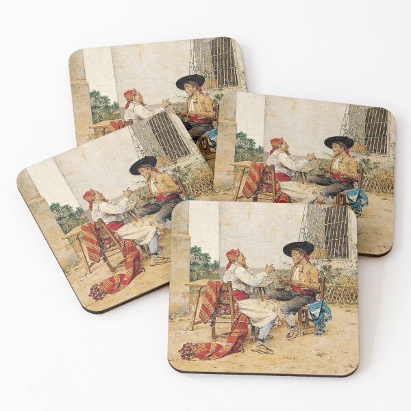 Item preview, Two Inhabitants of the Valencia Huerta by Joaquín Agrasot  designed and sold by ramazis.