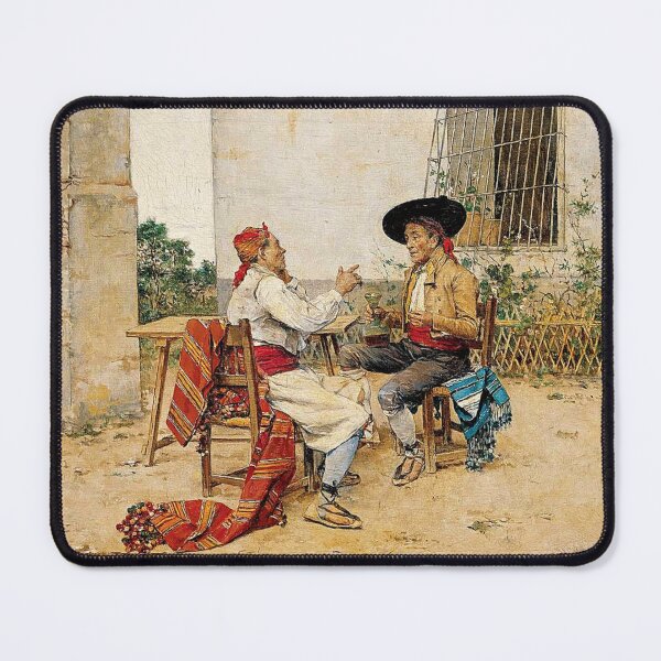 Item preview, Two Inhabitants of the Valencia Huerta by Joaquín Agrasot designed and sold by ramazis.