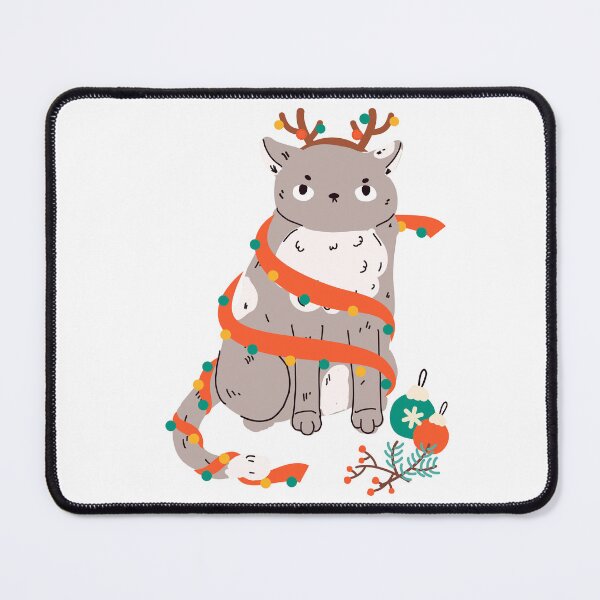 Artikelvorschau, Süße Weihnachtskatze. Saisonale Darstellung entworfen und verkauft von GennyBunny.