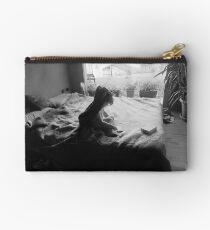 Willow on bed Studio Pouch