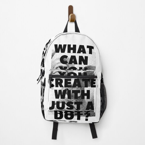 Item preview, WHAT CAN YOU CREATE WITH JUST A DOT? black / Cool and Funny quotes designed and sold by DRK7DSGN.