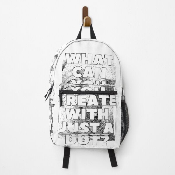 Item preview, WHAT CAN YOU CREATE WITH JUST A DOT? black white / Cool and Funny quotes designed and sold by DRK7DSGN.