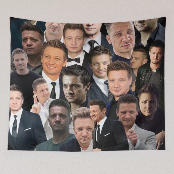 Item preview, jeremy renner photo collage designed and sold by T-shirtakStore.