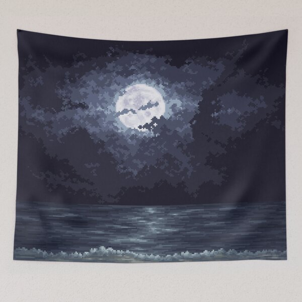 Item preview, Moonlit Ocean designed and sold by SushiMuffin.