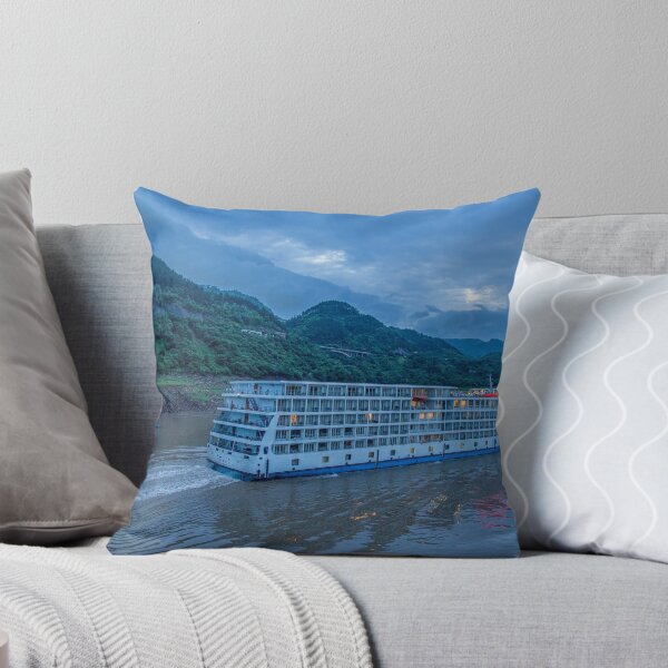 Item preview, China. Yangtze River Cruise. Cruise Ship in the Early morning. designed and sold by vadim19.