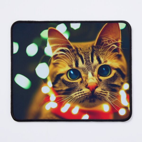 Item preview, Christmas cat with lights designed and sold by Music-design-22.