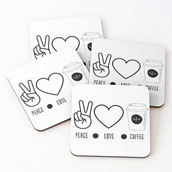 Item preview, Peace Love Coffee designed and sold by Saffarii.