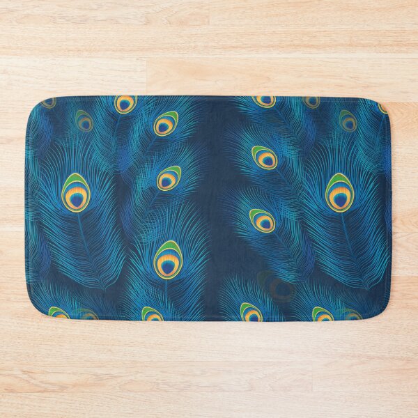Item preview, Beautiful Vibrant Peacock feather pattern  designed and sold by Raiko-art.