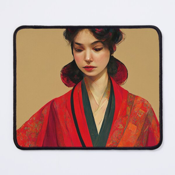 Item preview, Beautiful Japanese Woman Kimono designed and sold by afikreative.