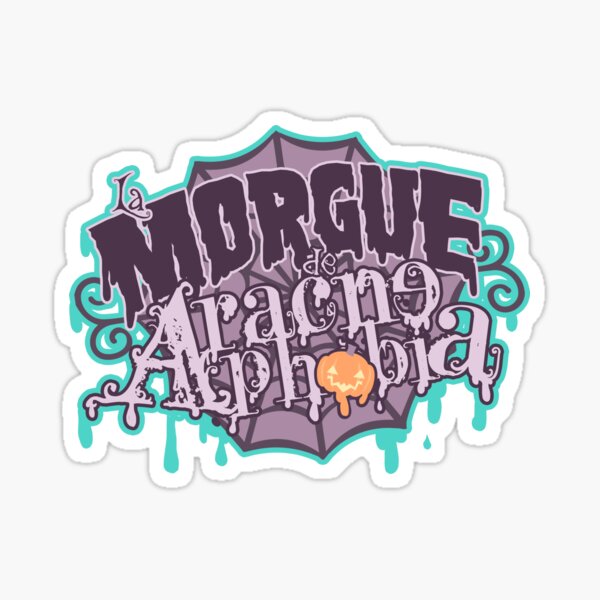 La Morgue de Aracnephobia (Logo) Pegatina