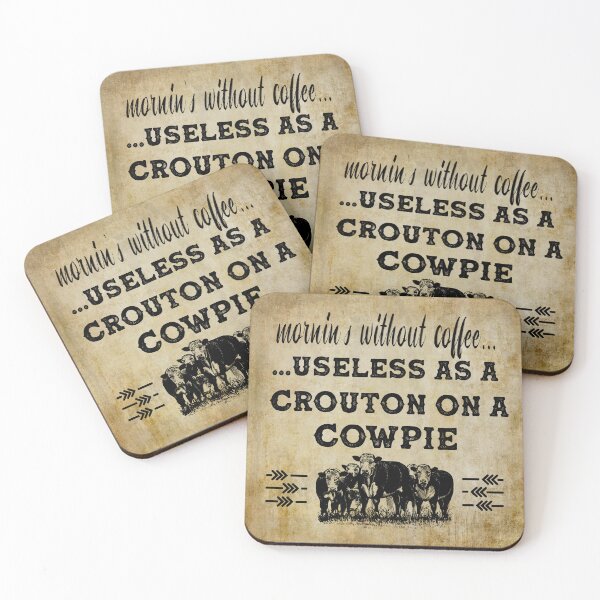 Item preview,  Western Humor- Useless As A Crouton On A Cowpie  designed and sold by handsoftime2020.