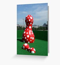 Yayoi Kusama on the South Bank Greeting Card