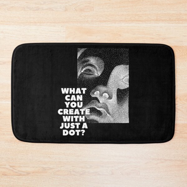 Item preview, WHAT CAN YOU CREATE WITH JUST A DOT? white mod / Cool and Funny quotes designed and sold by DRK7DSGN.