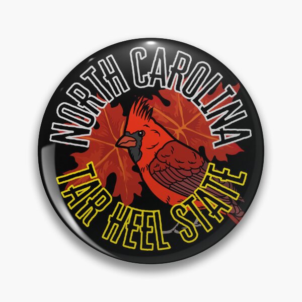 Item preview, North Carolina | Tar Heel State | Red Cardinal Maple Leaf designed and sold by State-Pride.