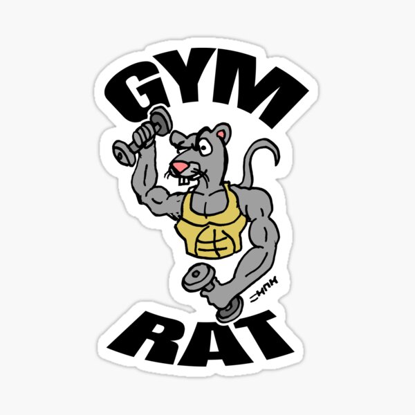 Gym Rat Varsity Sticker