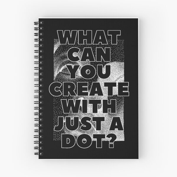 Item preview, WHAT CAN YOU CREATE WITH JUST A DOT? black box / Cool and Funny quotes designed and sold by DRK7DSGN.