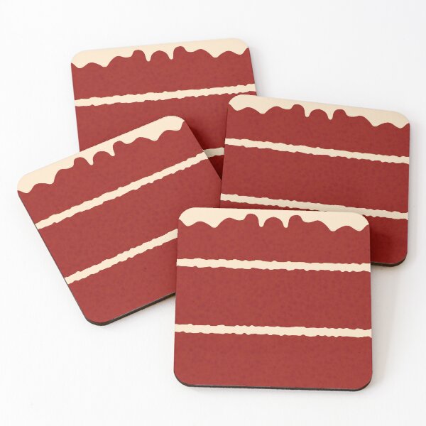 Item preview, Red Velvet Cake Slice designed and sold by S-L-B-Designs.