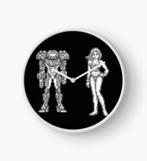 Metroid II - Return of Samus T-shirt Clock