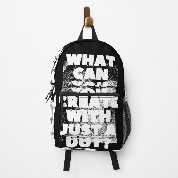Item preview, WHAT CAN YOU CREATE WITH JUST A DOT? white / Cool and Funny quotes designed and sold by DRK7DSGN.