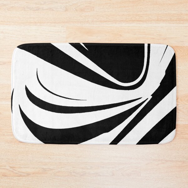 Item preview, Modern Black and White Waves Design designed and sold by NECHSTORE.