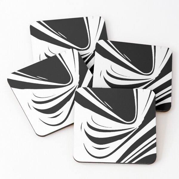 Item preview, Modern Black and White Waves Design designed and sold by NECHSTORE.