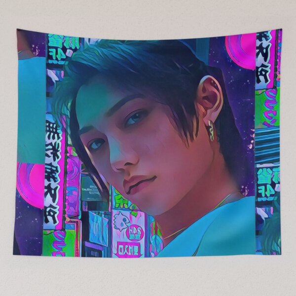 Artikelvorschau, Stray Kids Felix Fan Art entworfen und verkauft von ArtfulArts.