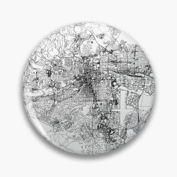 Item preview, Reno White Map designed and sold by multiplicitymap.